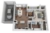 Magnolia 1bd 1ba Floorplan Magnolia 1bd 1ba Floorplan at Sweetgrass Landing, South Carolina